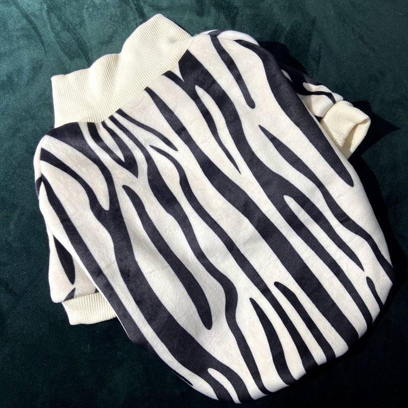 Stretch And Fleece Thick Sweater New Autumn And Winter Clothes For Young Small Dogs