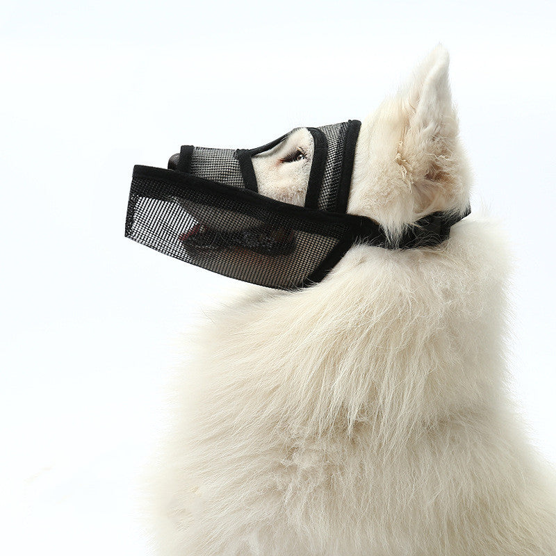 Breathable Mesh Mask That can Bite Bark and Chew Dogs