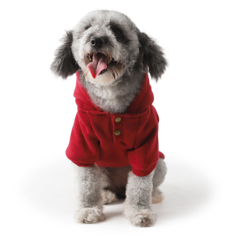 Bearded and hooded two legged sweater