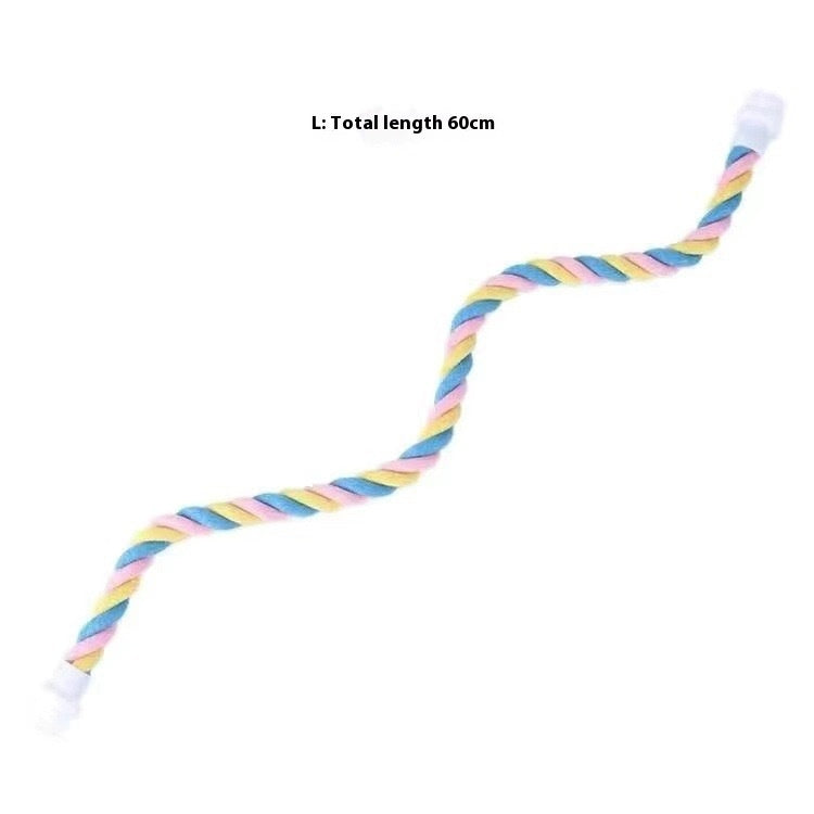 Climbing Cotton String Nibbling Relieving Stuffy Toy Bird