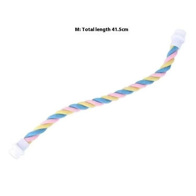 Climbing Cotton String Nibbling Relieving Stuffy Toy Bird