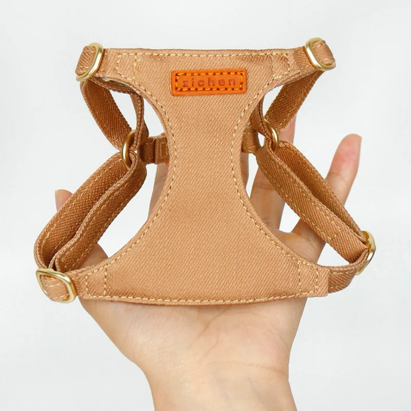 Puppy Harness – Soft Adjustable Escape-Proof Dog Vest with Multifunction Leash, No-Choke Design for Small Pets