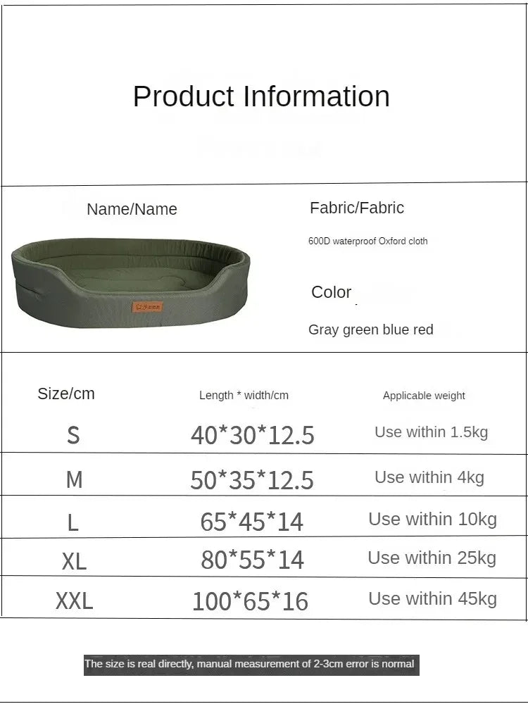 Fluffy Dog Cushions & Pet Bed Sofa – Large and Medium Dog Blanket Bed for Cats and Dogs