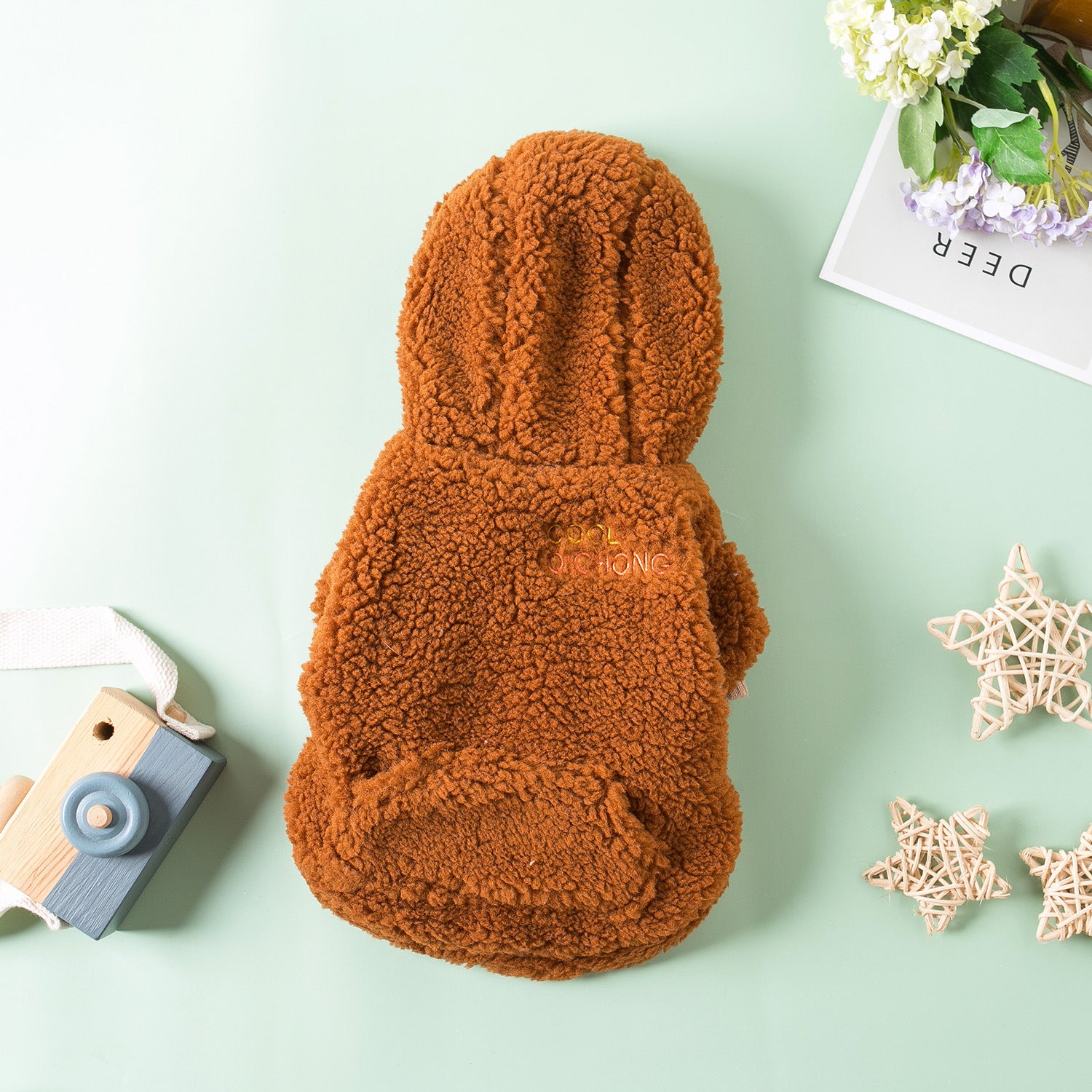 Double Layer Plush Autumn And Winter Pet Clothes