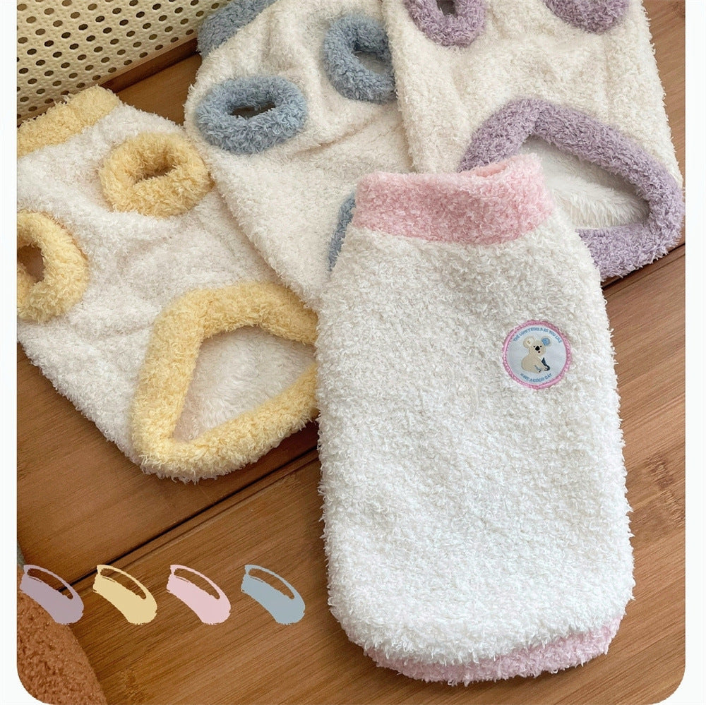 Autumn And Winter Clothing Pajamas Warm Pet Clothes