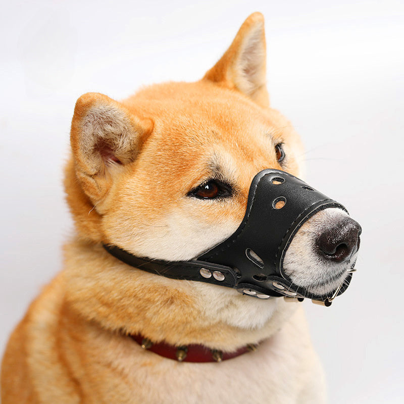 Dog Muzzle Silencer Anti-barking Bite Prevention Feeding Disorder Small Medium Large Dog Mouth Cover Teddy Golden Retriever
